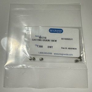 14K White Gold Casting Grain